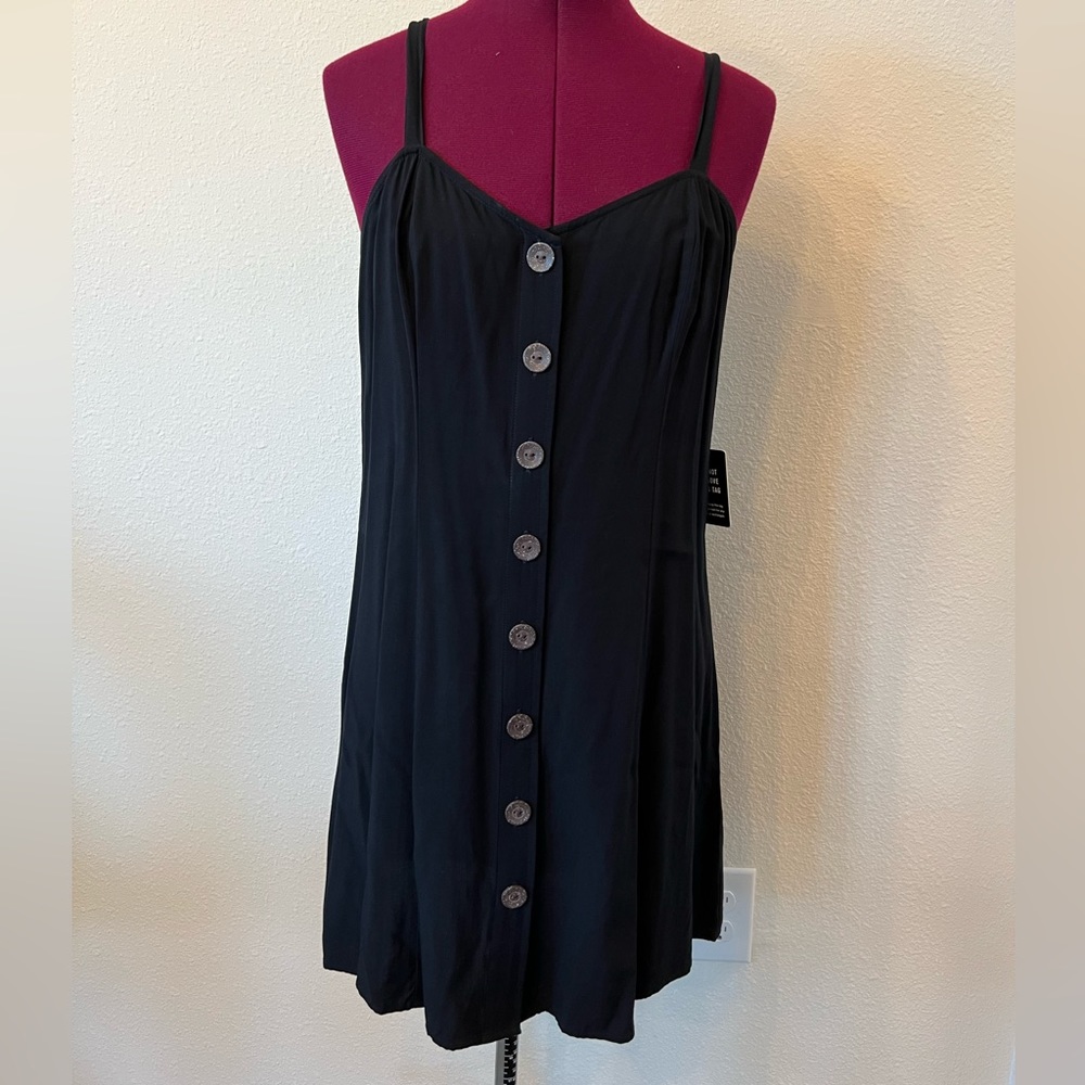 Express black sun dress